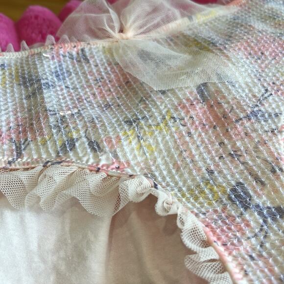 Victoria's Secret Dream Angel Darling Pink Floral Sequin Panty Hip Hugger Medium - Picture 3 of 8